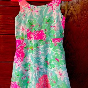 Lilly Pulitzer Girls Charlie Fit and Flare Dress W/pockets Sz 6